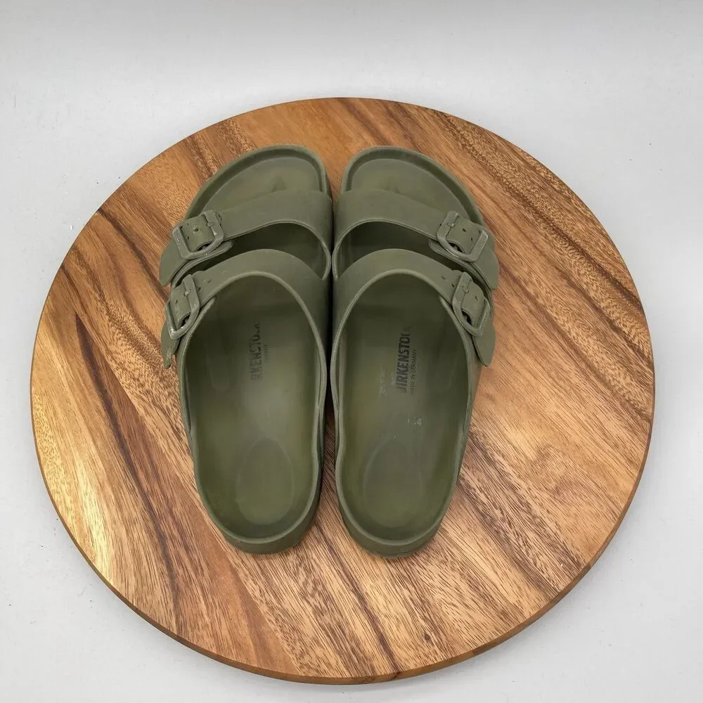 Birkenstock Arizona EVA Mens Size 11 / 44 Army Green Sandals Summer Beach Casual